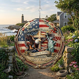 Patriotic Eagle USA 250th Anniversary Wind Spinner, 1776-2026 Metal Outdoor Decor, Liberty Bell & Betsy Ross Design, Independence Day Gift, 8-inch Spinner 1