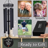 Cardinal Wind Chimes for Loss of Loved One, Memorial Gifts for Loss of Father Mother, 30Inch Cardinal WindChimes Outdoor Garden Decor