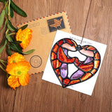 Otter Lover Handmade Resin Suncatchers, Artisan Boho Sun Catcher Stained Glass Effect Window Hanging Garden Decor, Gift for Mother's Day Mom Grandma Wife Women