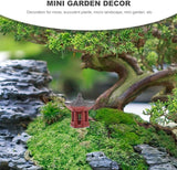 FOMIYES Mini Pagoda Statues 6pcs Japanese Temple Style Resin Desk & Garden Decor