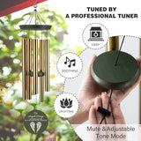 ASTARIN Custom Wind Chimes Memorial, Condolences Gift for Loss Husband Wife Son, Care Package for Grieving Friend, Garden Deep Tone Sympathy Wind Chimes(Produced in USA)