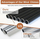 Friendship Thank You Wind Chimes Gifts for Friends, Best Friends Birthday Gifts for Women Men, Garden Decoration for Outside Patio Home, Unique Wind Chimes for BBF