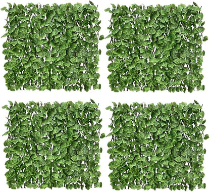 Expandable Fence Privacy Screen for Balcony Patio Outdoor,Decorative Faux Ivy Fencing Panel,Artificial Hedges