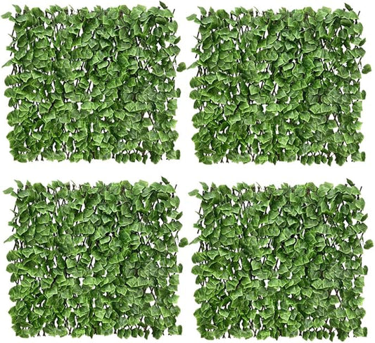 Expandable Fence Privacy Screen for Balcony Patio Outdoor,Decorative Faux Ivy Fencing Panel,Artificial Hedges
