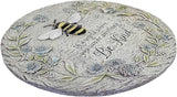 Roman Giftware Inc., Garden Collection, 11.75" D BEE Stepping Stone,Religious, Inspirational, Durable (1x11x11)