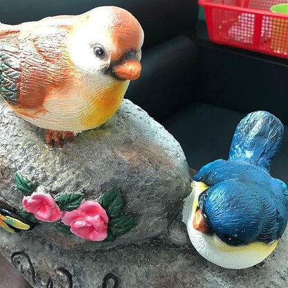 Sculpture Tabletop Statue Resin Welcome Sign Bird Garden Statue Animal Sculpture Art Decoration Terrace Lawn Garden Decoration Figurines