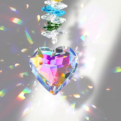 Birthday Gifts for Grandma, Crystal Suncatcher Indoor Window Rainbow Maker for Window Hanging, I Love You Grandma Sun Catcher Gifts for Grandmother from Grandkids