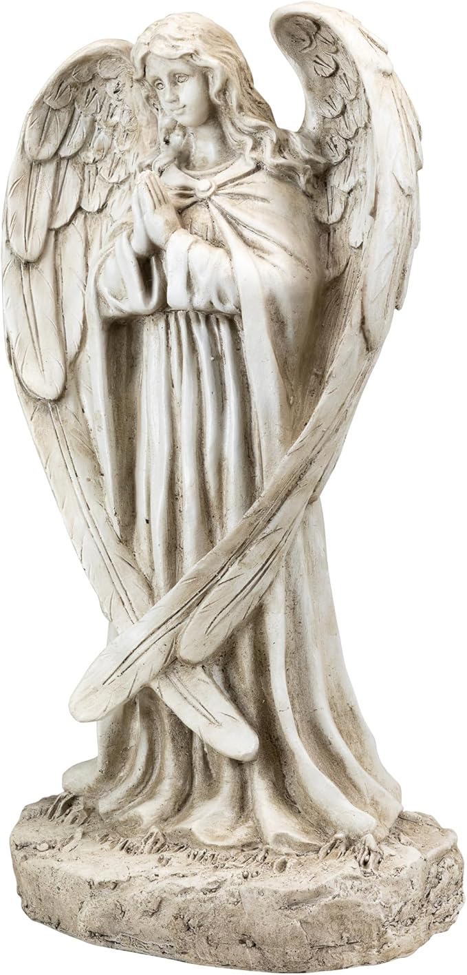 Northlight Praying Angel Outdoor Garden Statue - 17"