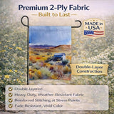Caroline's Treasures Nevada Sagebrush in Watercolor Garden Flag Mailbox Flag Decorative Yard Flag Banner Outside Patio Artwork Yard Flower Beds, Garden Size, Multicolor