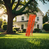 Tassel Windsock, Ribbon Wind Streamer for Outdoor and Indoor Decorations, 37.5-Inch (Orange)