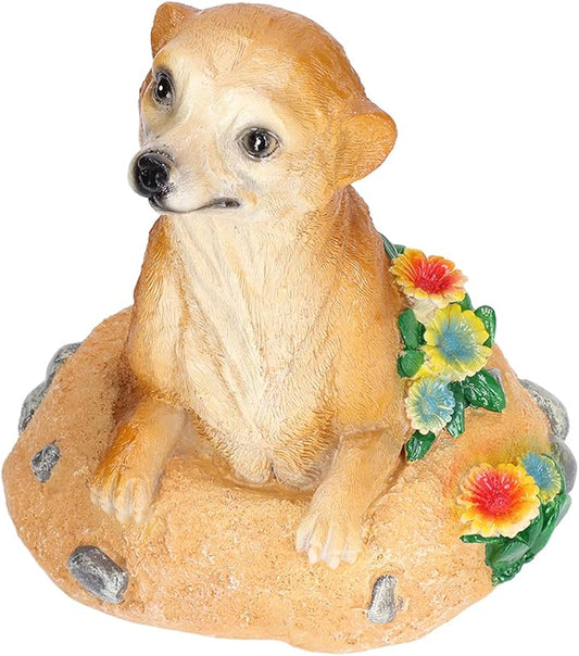 Garden Statue, Outdoor Animal Ornament, Lifelike Straw Hat Resin Decoration for Lawn Yard Flower Pot, Weather - Pastoral Style Garden Art