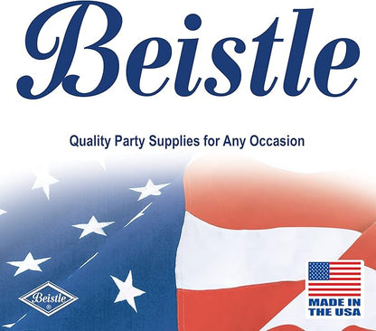 Beistle 6 Piece 12.75" x 10" Corrugated Plastic Vintage Halloween Yard Signs With Metal Stakes, Retro Fall Lawn Décor For Outdoors, Made In USA Since 1900