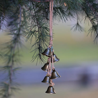 2 Pieces Witch Bells for Door Knob for Protection Handmade Decorative Door Hanging Bell Witch Wind Chimes for Boho Home Room Decor(Bees)
