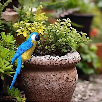 Garden Decor Resin Bird Statues Garden Decorative Sculptures Outdoor Decor Outdoor Decor(D)