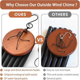 Wind Chimes for Outside, Wind Chimes with Thickened Tube, Outdoor Windchime for Garden Yard Patio Decor, Unique Gift for Women