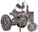 Sunset Vista Designs Barnyard Wind Chime, 44-Inches, Tractor