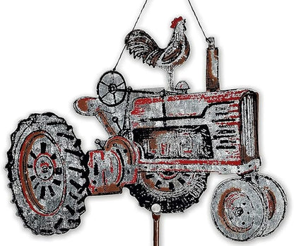 Sunset Vista Designs Barnyard Wind Chime, 44-Inches, Tractor