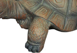 Concrete Garden Tortoise Statues - 34.2" Tortoise Statue Home Decor, Yard Outdoor Statue for Home and Garden Decor, Brown