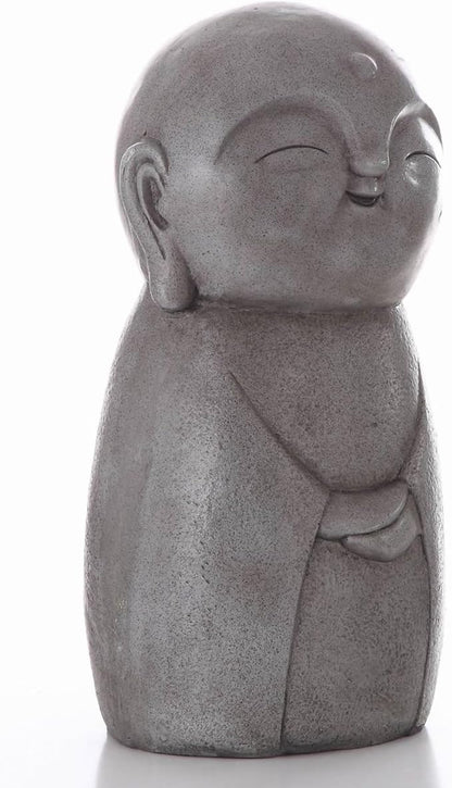 24" Smiling Lucky Japanese Jizo Outdoor Garden Statue
