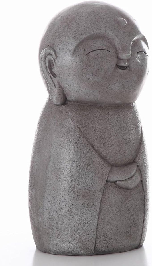 24" Smiling Lucky Japanese Jizo Outdoor Garden Statue