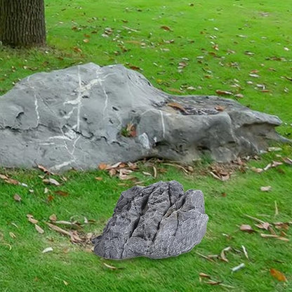 Baoblaze Fake Rock Natural Texture Multifunctional Weather Resistant Realistic Landscape Decoration for Lawn Yard Balcony Patio Porch, 24x19x14cm