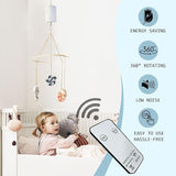 Wind Spinner Motor with Remote Controller,Mobile Battery Operated Motor Hanging Display Motor for Hanging Christmas Ornament Rotating Mirror Ball Baby Crib Wind Chimes Spiral -10 RPM