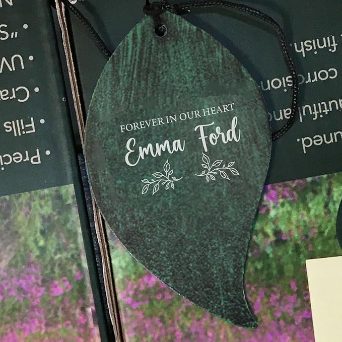 ASTARIN Memorial Custom Wind Chimes for Loss of Loved One, Wind Chimes for Patio Yard Decor, 24'' (Condolences-7)
