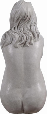 Hi-Line Gift Ltd. Thinking Lady Sculpture Resin Garden Statue