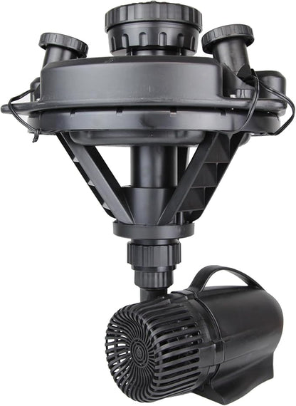Pond Boss DFTN12003L Floating Fountain With Lights, 50 Foot Power Cord, 1/4 hp