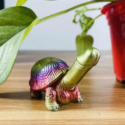 Evil Penis Outdoor Garden Statues, Funny of Tortoise Sculptures Yard Decorations Lawn Ornaments Decor Inappropriate Weird Gifts for Women Housewarming Mother's Day (Tortoise)