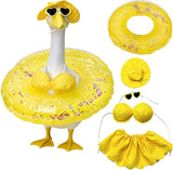 Independence Day Style Cute Outfit for 23-Inch Cement Goose – Outdoor Garden Yard Porch Decor