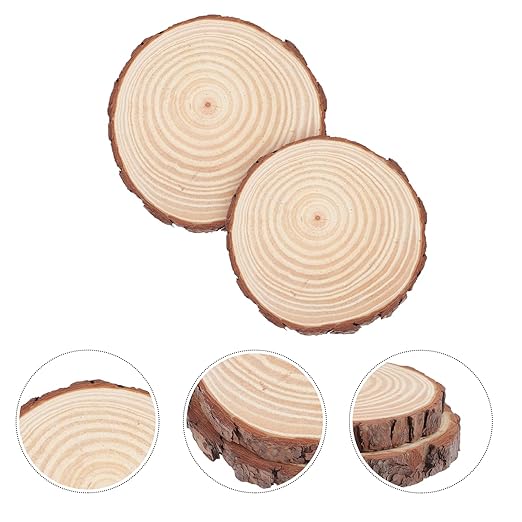 ibasenice 2Pcs Wood Log Garden Stepping Stones for Outdoor Walkway Decorative Durable Pathway Enhancer for Landscaping for Lawn and Garden Pathways