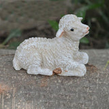 2 Pcs Sheep Panda Fairy Garden Kits Figurines for Miniatures Ornaments Fairies Gardens House Terrarium Kit Dollhouse Supplies DIY Outdoor Decorations Moss Micro Landscaping Decor
