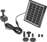 ZJchao Solar, Efficiency Panel Solar Fountain For Bird Bath Fountain Bird Bath Panel Kit For Outdoor Small Pond, Patio Garden and Fish Box
