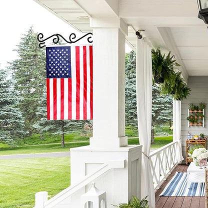 2 Pack Wall Garden Flag Holder Stand,Garden Flags Scroll Hanger,Yard Flag Wall Hanger,one Piece Yard Flags Stand for Porch,Great Gifts Ideas