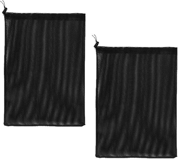 2 Pcs 11.8" x 15.4" Pond Pump Filter Bag - Pond Pump Cover with Drawstring Pond Mesh Pump Barrier Bags for Outdoor Water Ponds Filters, Water Filter Pump, Outdoor Ponds, Garden, Swimming Pool