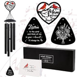 Memorial Gifts for Loss of Mom - Metal Cardinal Wind Chimes for Outside in Memory of Mother Patio Garden Yard Backyard Balcony Porch Indoor Outdoor Hanging Decor Bereavement Sympathy Gift