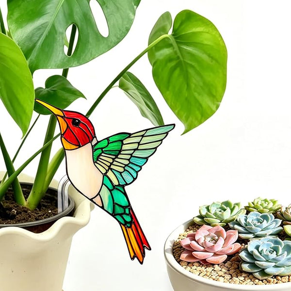 Hummingbird Gifts for Women Mom Grandma, Hanging Planter for Indoor Outdoor Garden, Bird Lover Plant Decor, Mothers Day Birthday Gifts from Daughter Son16