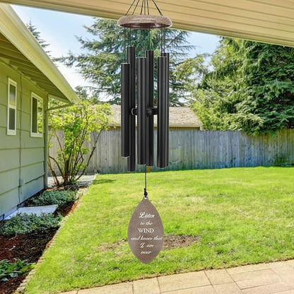 ASTARIN Personalized Name 35" Memorial Wind Chimes, Metal Sympathy Gifts for Loss of Mother Father Loved One, Bereavement Wind Chime in Memory Gift, Decor Outdoor Garden Patio, Produced in USA