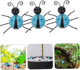 Abaodam 3pc Realistic Ladybug Ornaments Animal Decorations for Backyard for Crafts