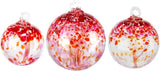 Dale Tiffany Hand Blown Glass, 3" Diameter Blush, Tree of Life Collection, Witch Globe Hanging Garden Indoor/Outdoor Decorative Ornament Gazing Ball