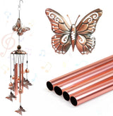 SumDirect Butterfly Wind Chime for House Decor, Wind Chimes for Outside, Memorial Wind Chimes, Memorial Gifts for Front Porch, Patio, Balcony Decor