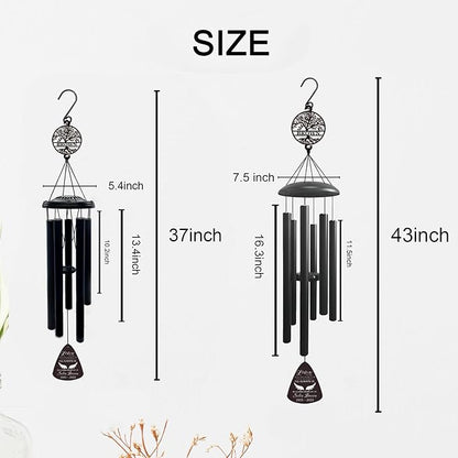 Personalized Sympathy Wind Chimes, 37" Personalized Memorial Wind Chime, Remembrance Wind Chime, Memorial Gifts for Loss of Father,Remembrance Gift for Loss,Loss of Mom Sympathy Gift…