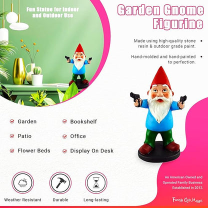 Funny Guy Mugs Combat Gnome Statue