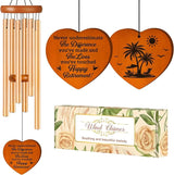 Retirement Gifts for Women, 36" Retirement Wind Chime for Women Men, Happy Retirement for Friends Teachers Nurse Boss Colleague Female, Going Away Gifts, 36" Garden Decorations for Outside