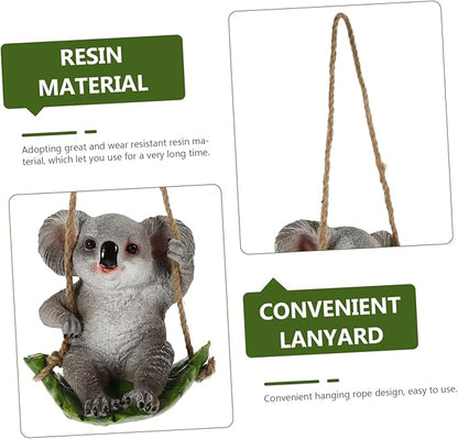 Hemoton Statue Adorable Hanging Decor for Outdoor Garden Stylish Courtyard Accessory for Home Office Decoration Durable Weather Resistant Design