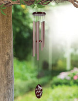 Sunset Vista Designs Bronze Classic Wind Chime with Butterfly, Small