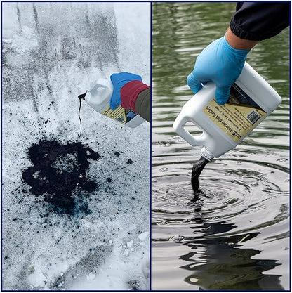 Natural Waterscapes Pond Dye - Vivid Blue Super Concentrate - 1 Quart Treats 1 Acre up to 6 Feet Deep, True Blue Pond Dye, Creates Vibrant Blue Color in Pond Water