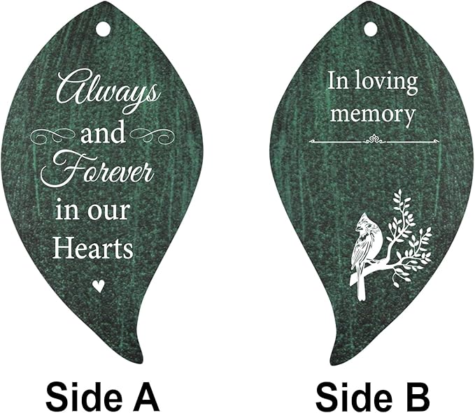 ASTARIN Cardinal Memorial Wind Chimes, Personalized 26" Small Metal Symphthy Wind Chime, Bereavement Gift for Loss of Loved One Father Mother, Dragonflie Damselflie Decor for Outside Patio Garden