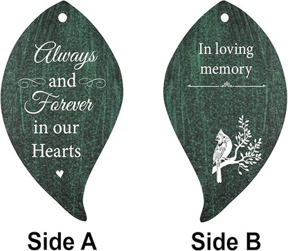 ASTARIN Cardinal Memorial Wind Chimes, Personalized 26" Small Metal Symphthy Wind Chime, Bereavement Gift for Loss of Loved One Father Mother, Dragonflie Damselflie Decor for Outside Patio Garden